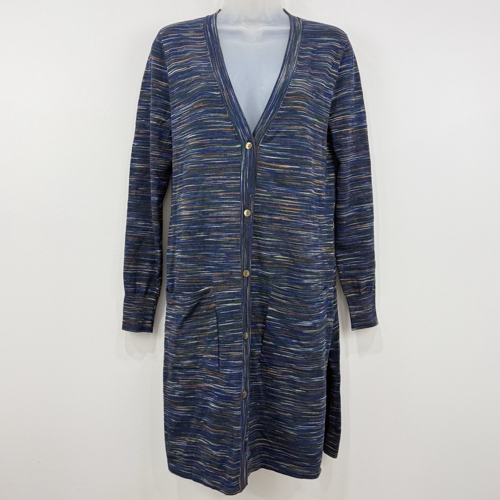 L'agence Brixton Cardigan Womens S Space Dye Long Lagenlook Capsule Boho Indie